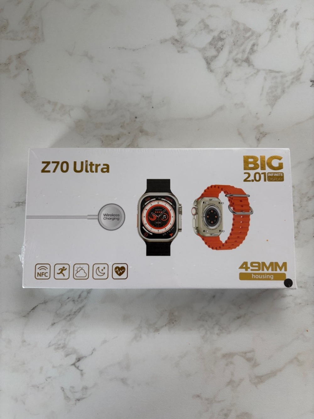 Smartwatch - Black and Orange
